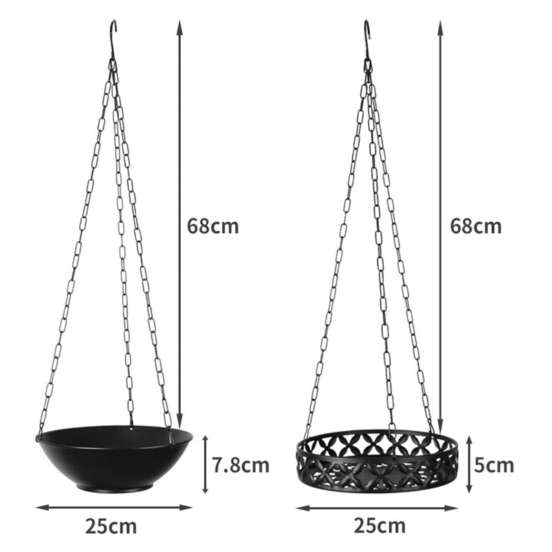 001-DL-01 Iron Hanging Flower Pot Indoor Outdoor Balcony Potted Plant Display Basket 001-DL-01 Iron Hanging Flower Pot Indoor Outdoor Balcony Potted Plant Display Basket